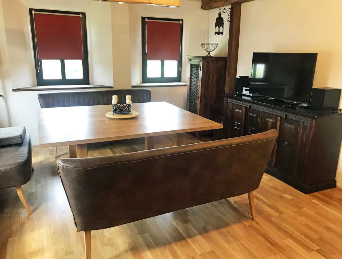 Ferienwohnung Laternenstube Mit Familienbett - Rittergut Leppersdorf ภายนอก รูปภาพ